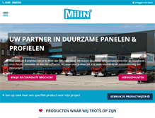 Tablet Screenshot of milin.nl